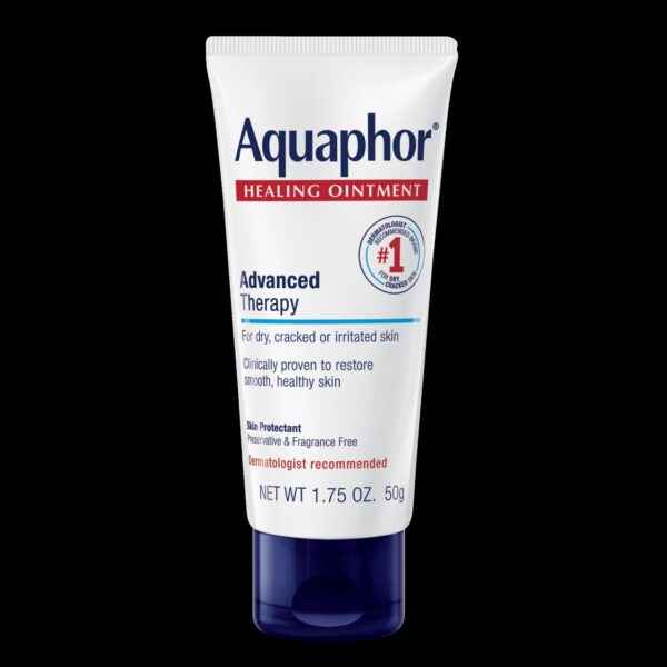 Aquaphor Advanced Therapy Unscented Hand and Body Moisturizer Ointment for Cracked Skin 1.75oz