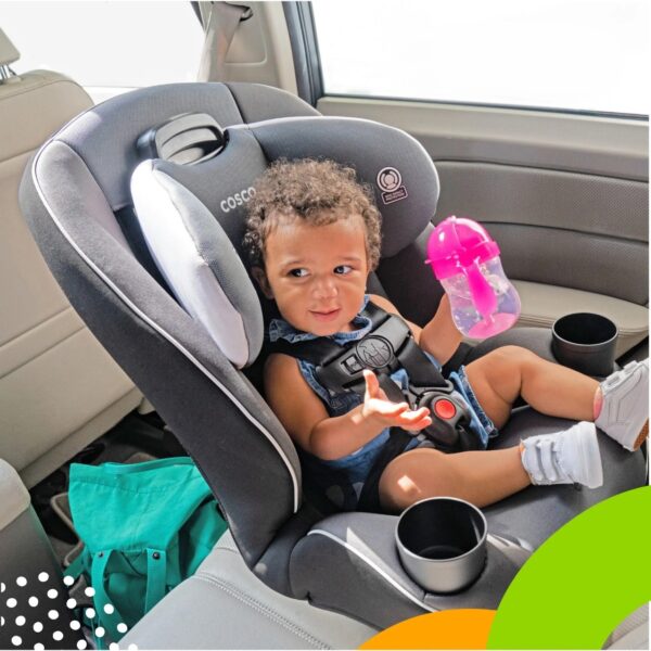 Cosco Kids Easy Elite All-in-One Convertible Car Seat, Sleet, Infant & Toddler, Unisex - Image 6